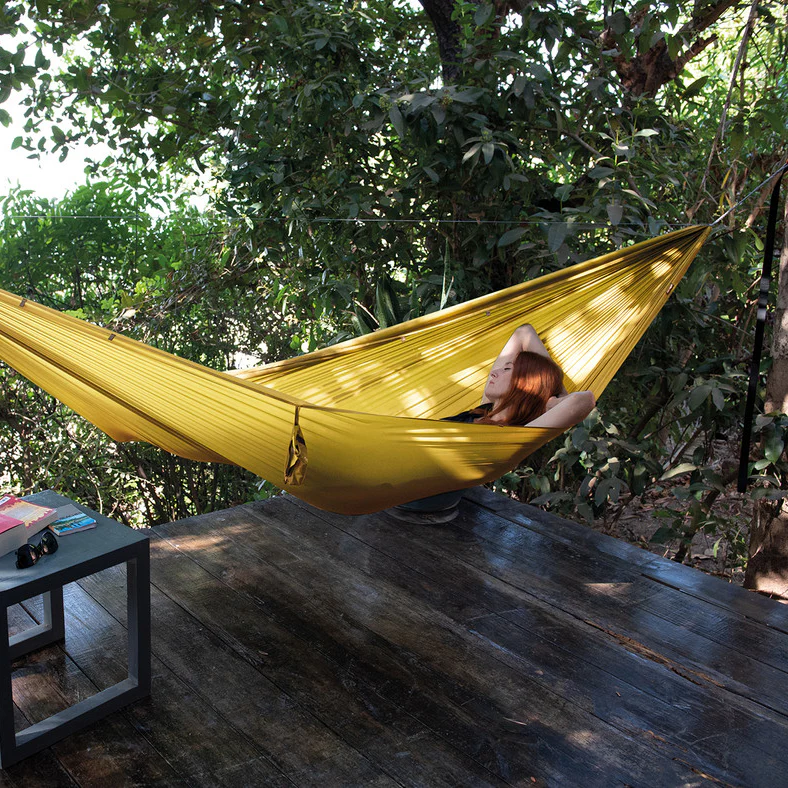 Cocoon Single Travel Hammock-Island Green + Tree Strap Set - Image 2