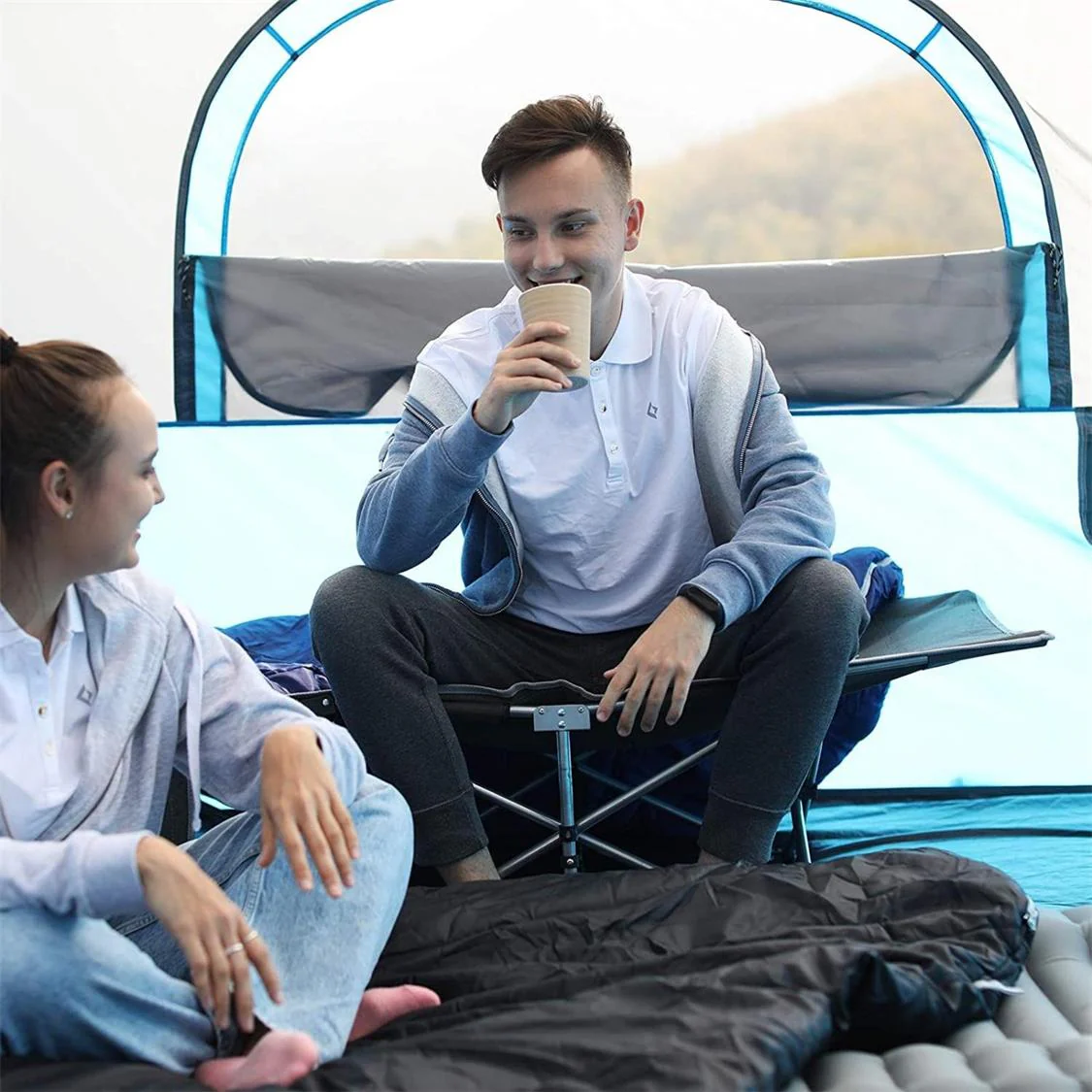 KingCamp Folding Camping Bed Heavy Duty - Image 2