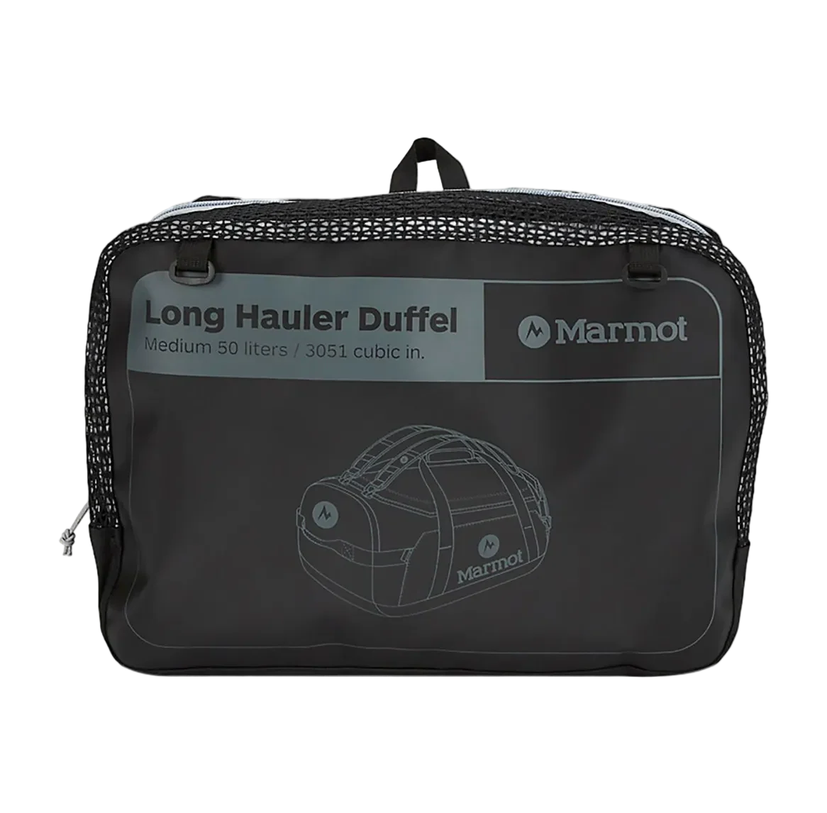Marmot Long Hauler Duffel Medium 50L - Black - Image 2