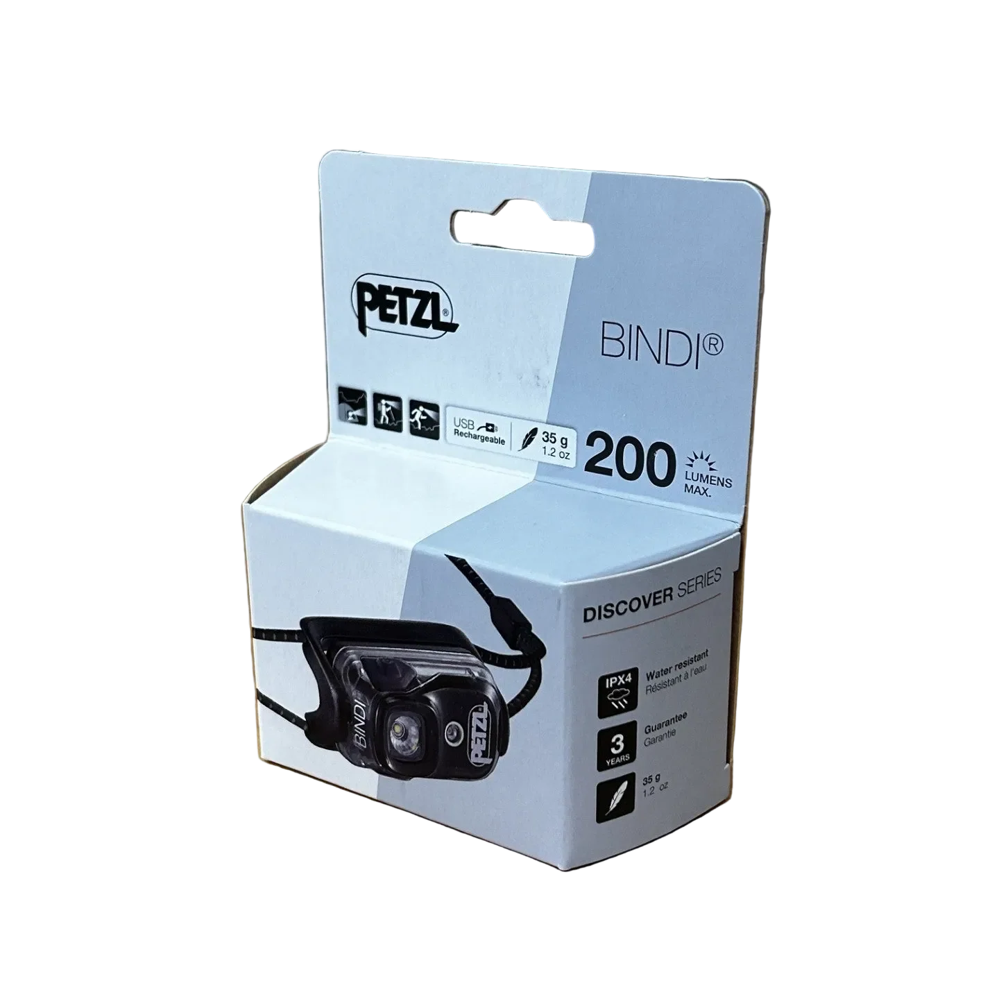 Petzl BINDI Black Headlamp - 200 Lumens Twin Pack - Image 3