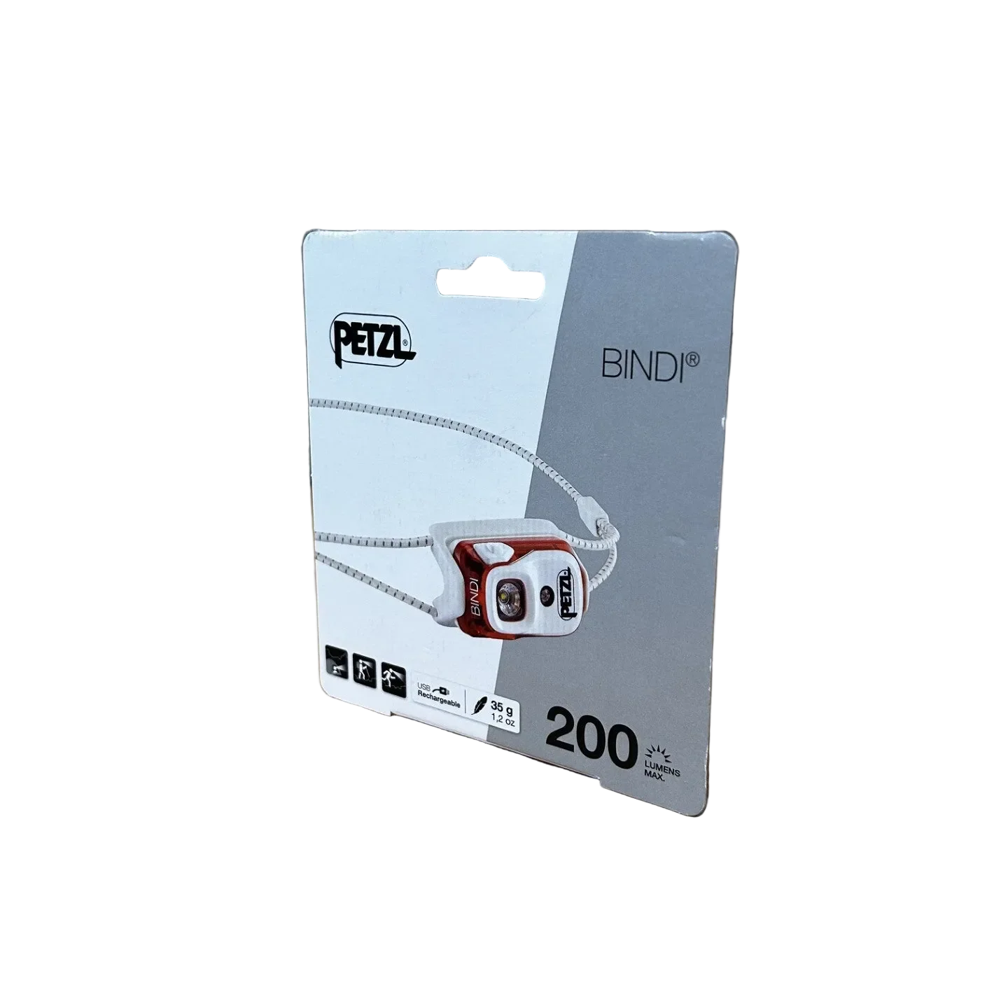 Petzl Bindi Orange Headlamp - 200 Lumens - Image 2