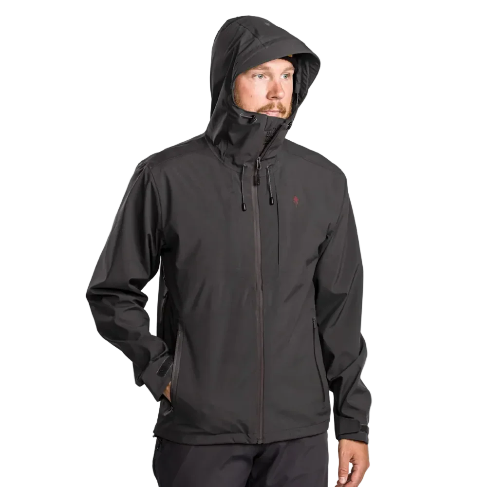 Pinewood Abisko Telluz Men's Rain Jacket - Dark Anthracite - Image 3