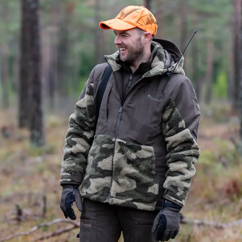 PINEWOOD Esbo Pile Heavyweight Fleece Camo Jacket