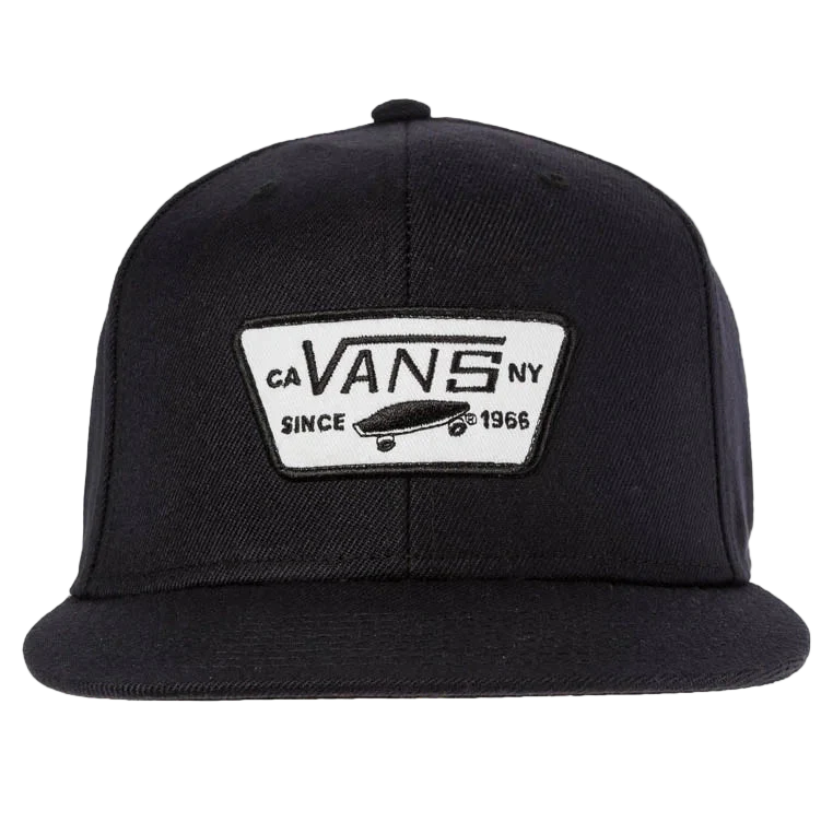 Vans Full Patch Snapback Hat True Black - Image 2